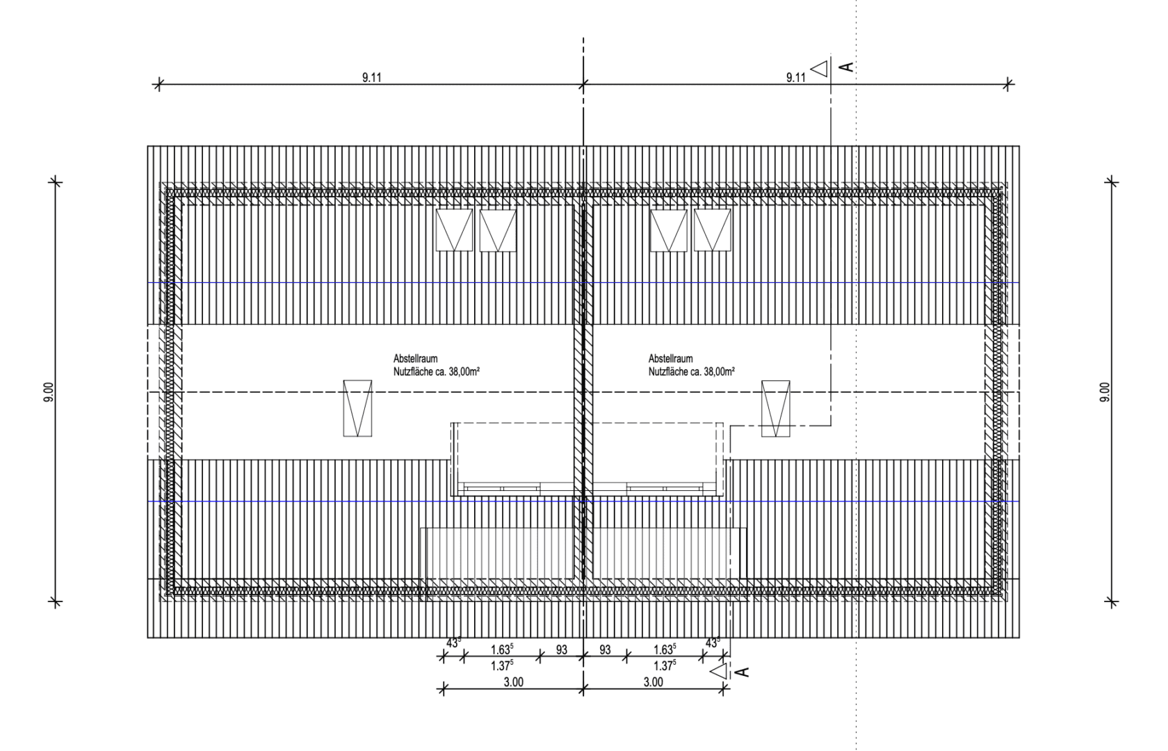 Grundriss DG Muster