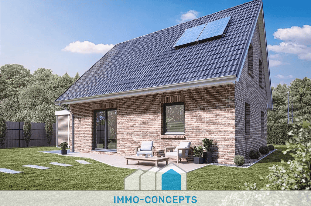 Musterhaus Rückansicht